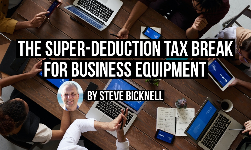 The super-deduction tax break for business equipment title image